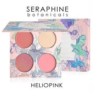 Seraphine Botanicals Geranium + Glow Blush & Highlight Palette